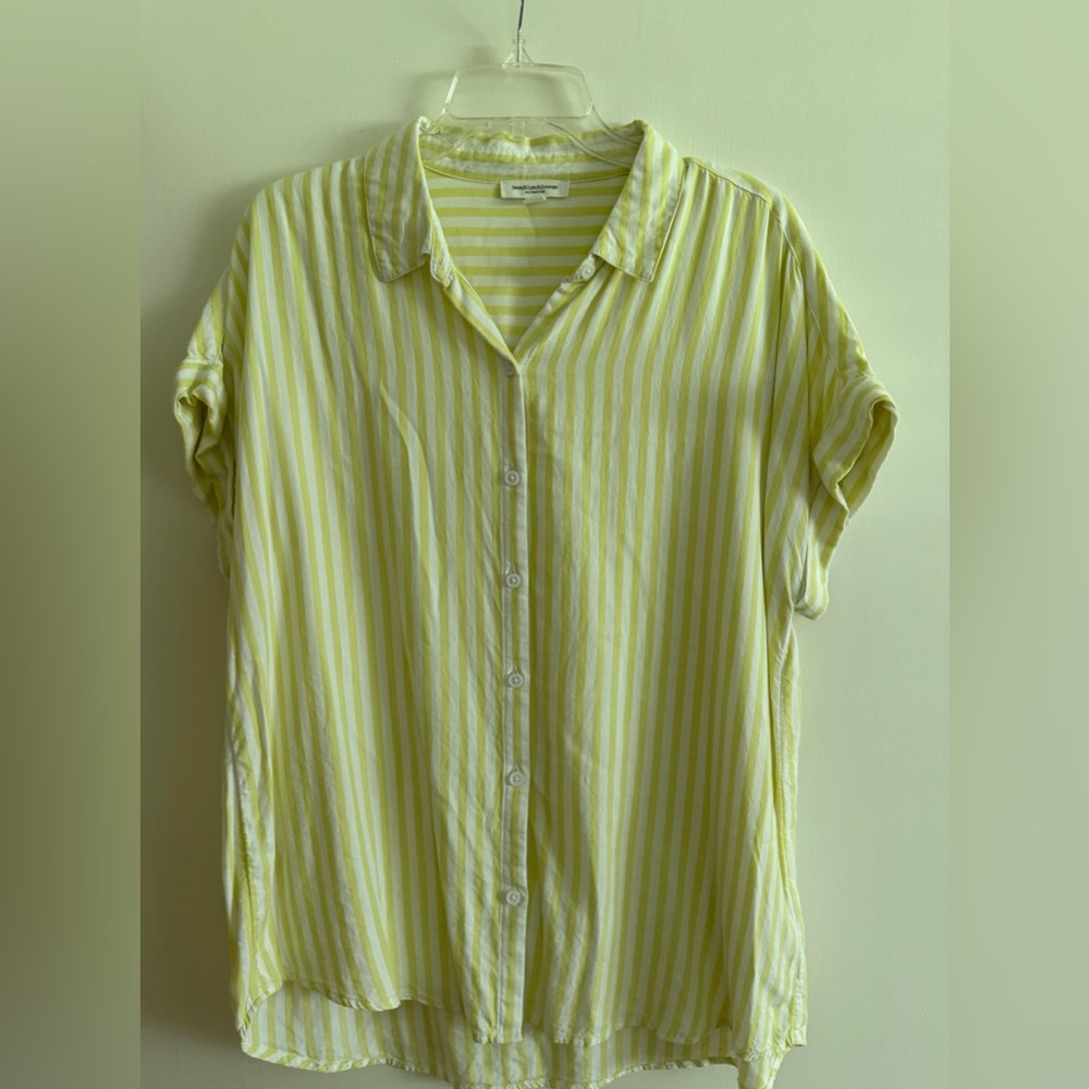 Beachlunchlounge Lemon Striped Shirt